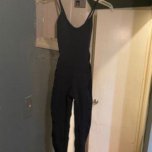 Black body suit full length thick